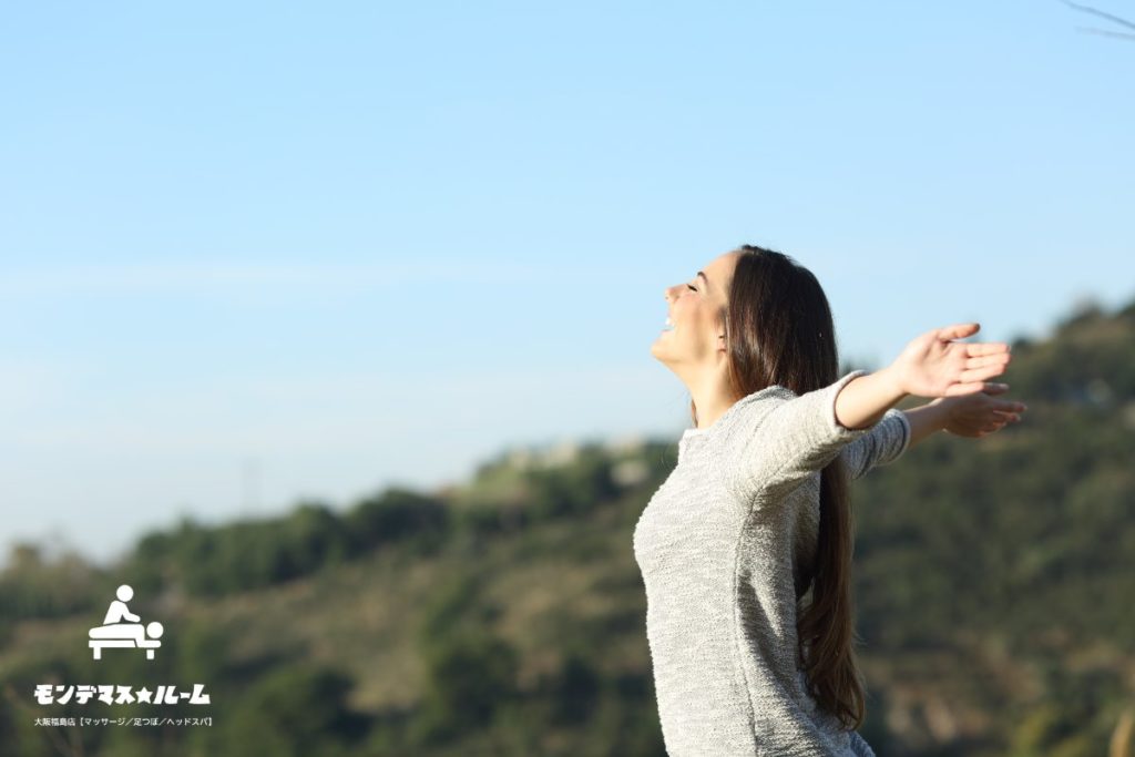 福島区でマッサージ事業を展開する株式会社ワダチキカクが提供する心と身体が軽くなるイメージ
